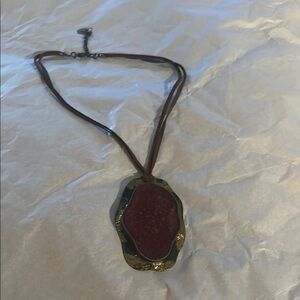 ZAD Brown and Gold Bohemian Necklace